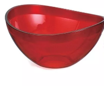 Bowl Cristal 600ml Vermelho